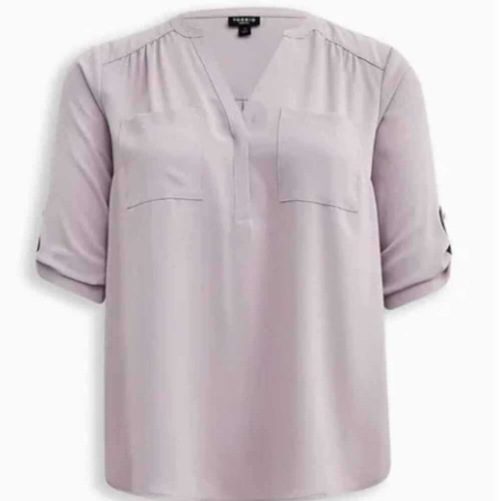 Torrid Harper 3/4 Sleeve Blouse